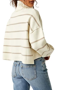 Paulie Stripe Turtleneck Sweater