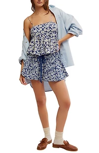 Offbeat Floral Print Shorts