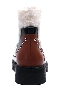 Snowball Faux Shearling Lug Sole Bootie