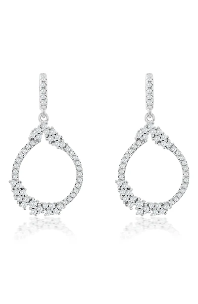 Cubic Zirconia Drop Earrings