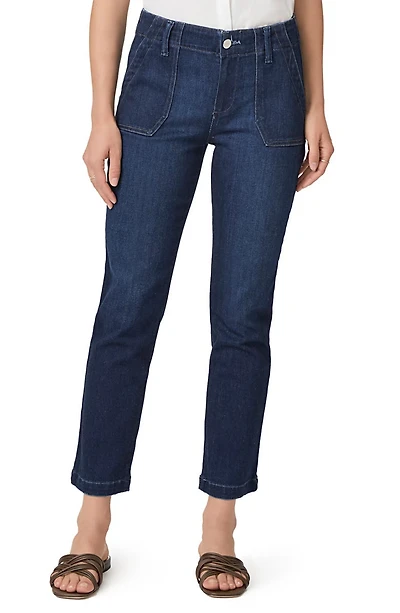 Mayslie Ankle Straight Jeans