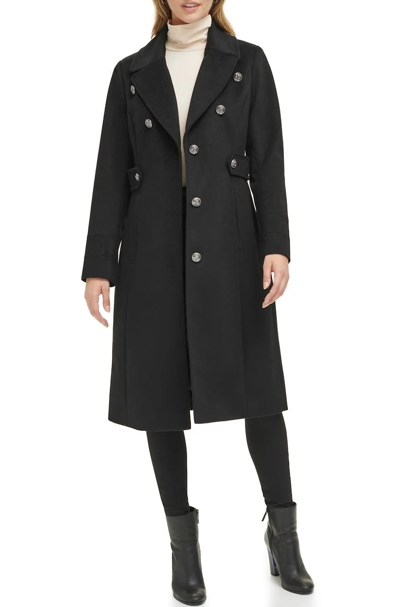 Notch Lapel Military Coat