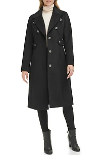 Notch Lapel Military Coat