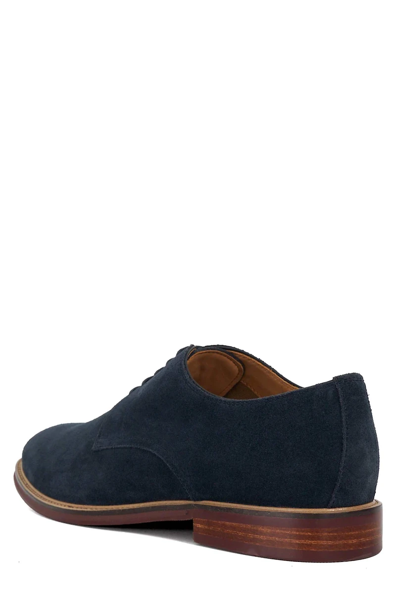 Stanley Suede Plain Toe Derby