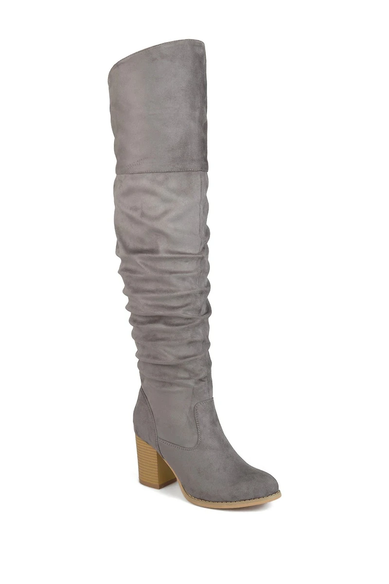 Kaison Wide Calf Ruched Tall Boot