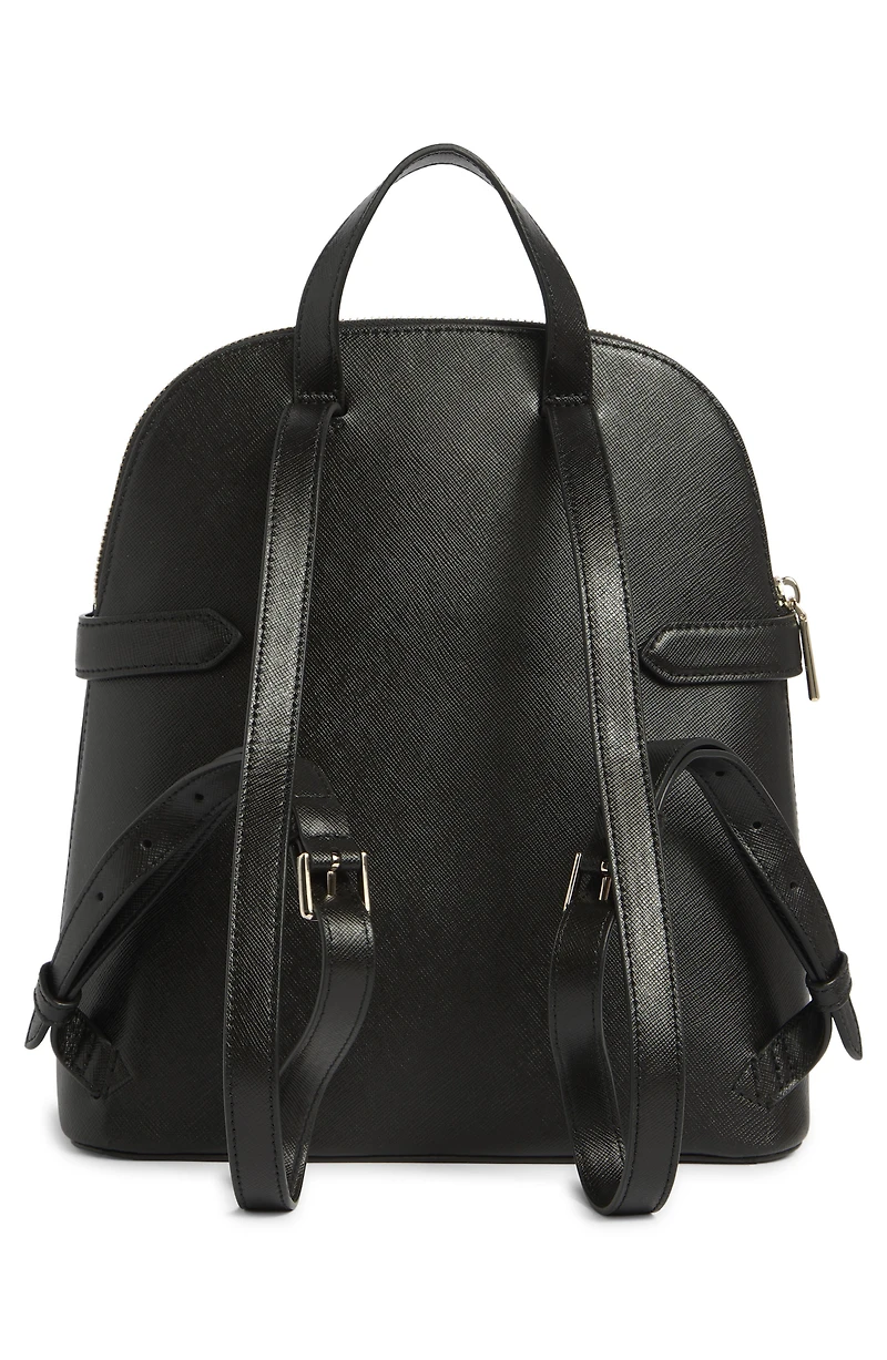 staci saffiano leather dome backpack