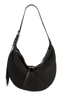 Spire Straw Hobo Bag