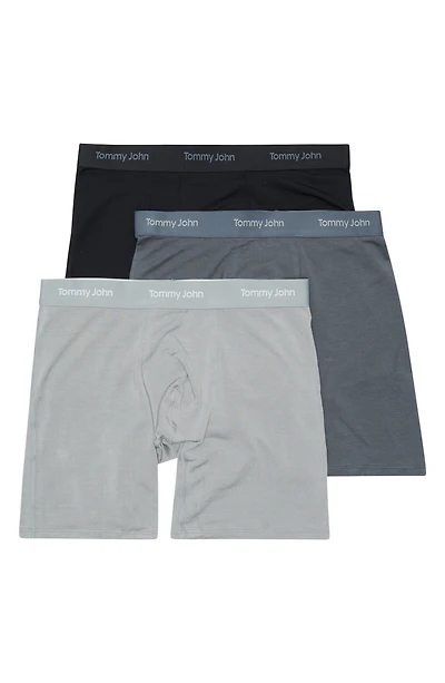 3-Pack Essential Second Skin Boxer Briefs