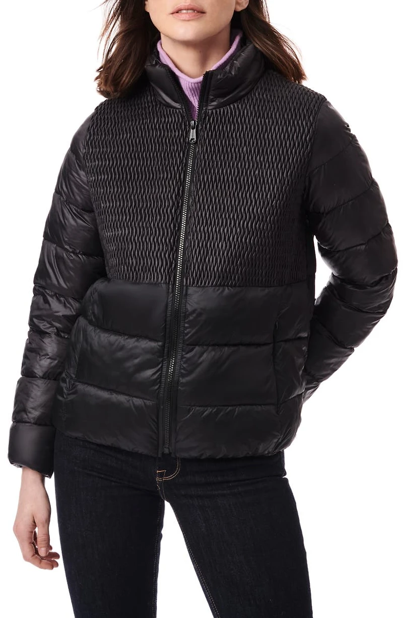 Diamond Quilted Puffer Jacket