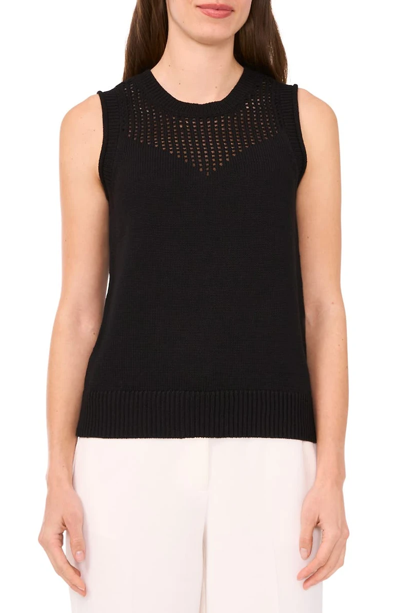 Cotton Sleeveless Sweater
