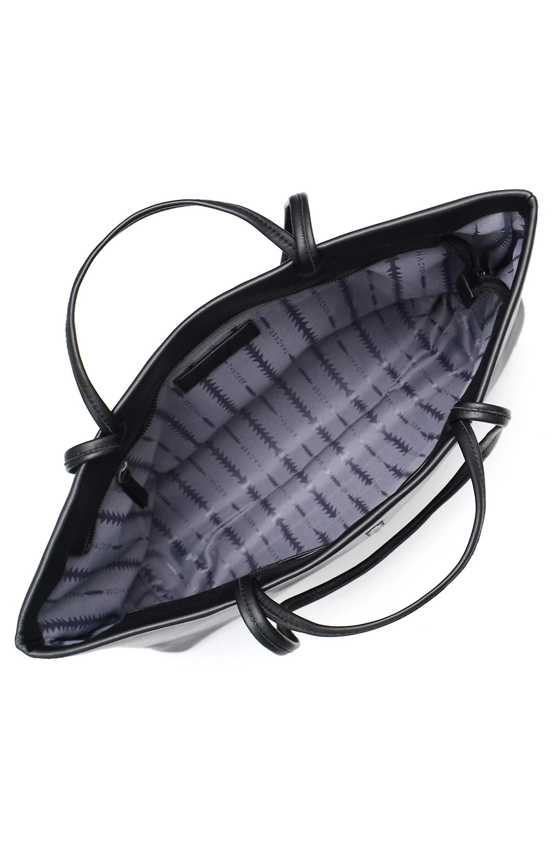 Liz East/West Leather Tote Bag