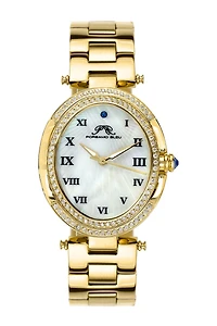 Women's South Sea Oval Swarovski Crystal Bracelet Watch, 30.75mm