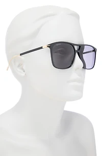 60mm Aviator Sunglasses