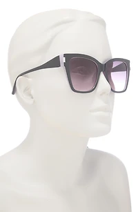 56mm Gradient Square Sunglasses