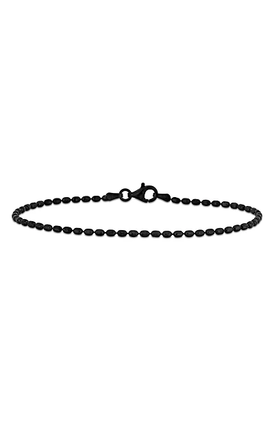 1.8mm Oval Diamond Cut Bracelet