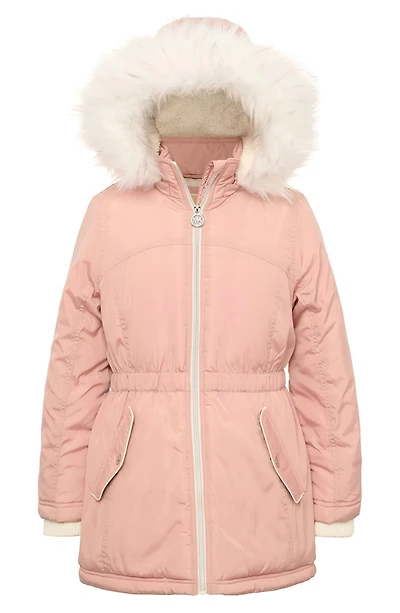 Kids' Faux Fur Trim Parka