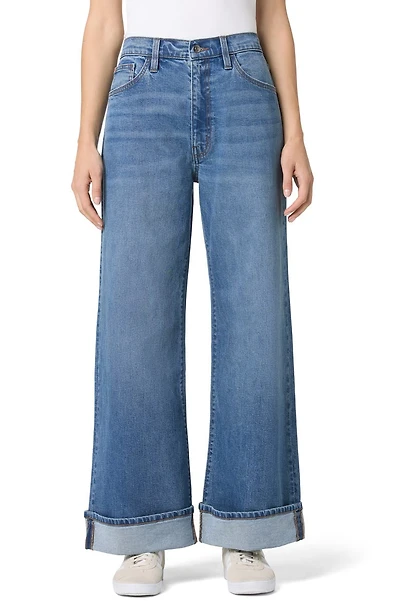 Jolene Wide Leg Cuff Jeans