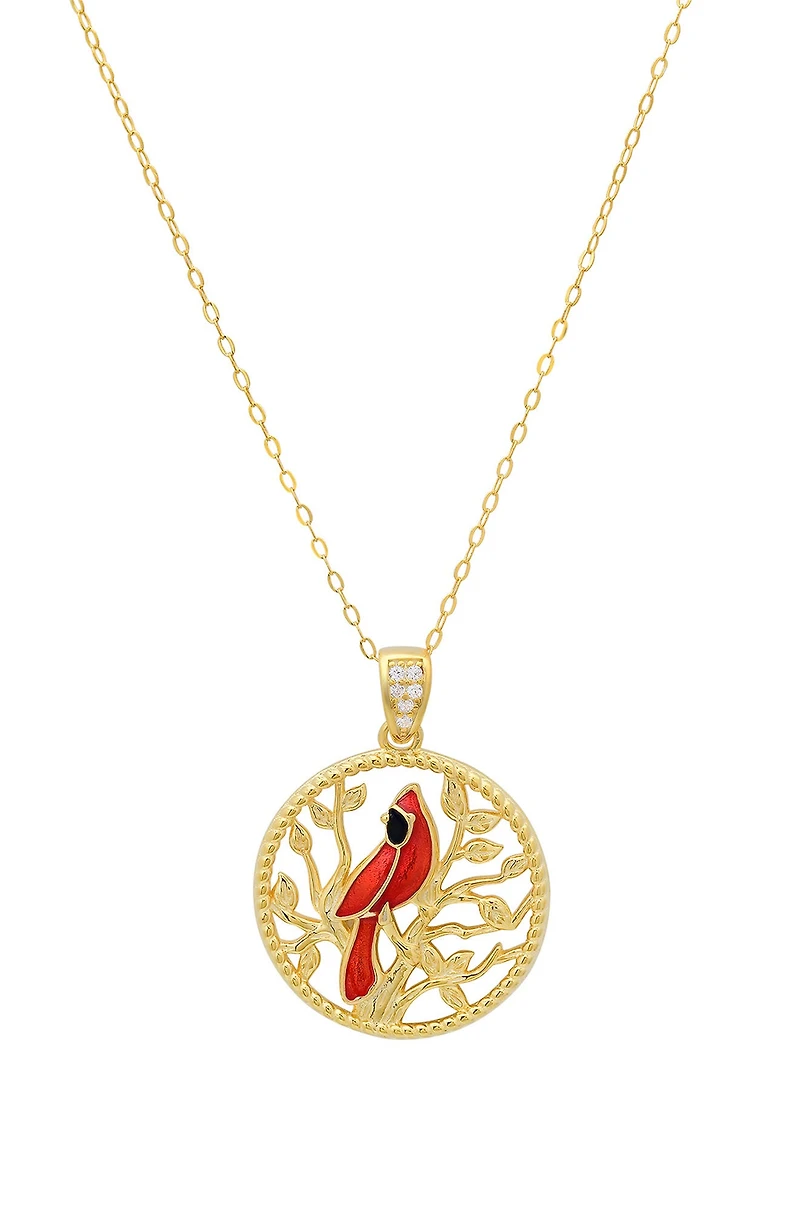 Cardinal Pendant Necklace