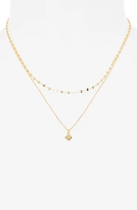 Layered Clover Necklace
