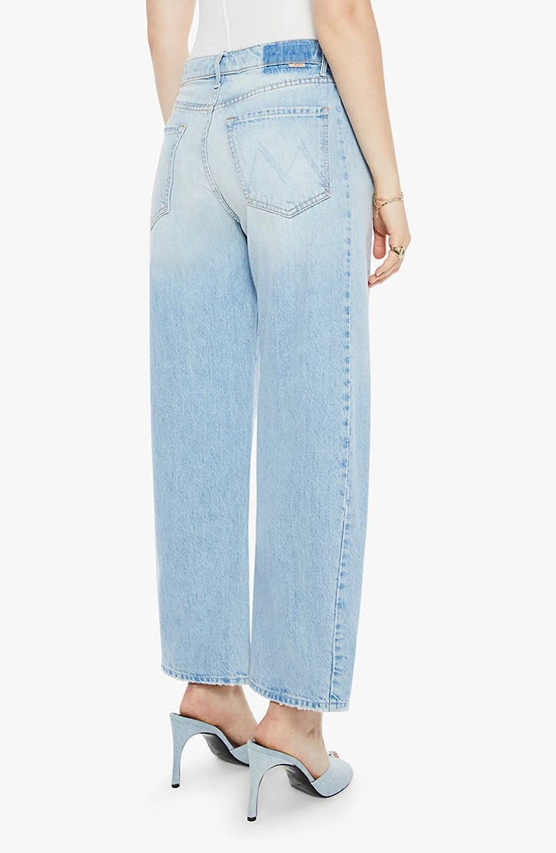 The Full Pipe Flood High Waist Barrel Leg Jeans