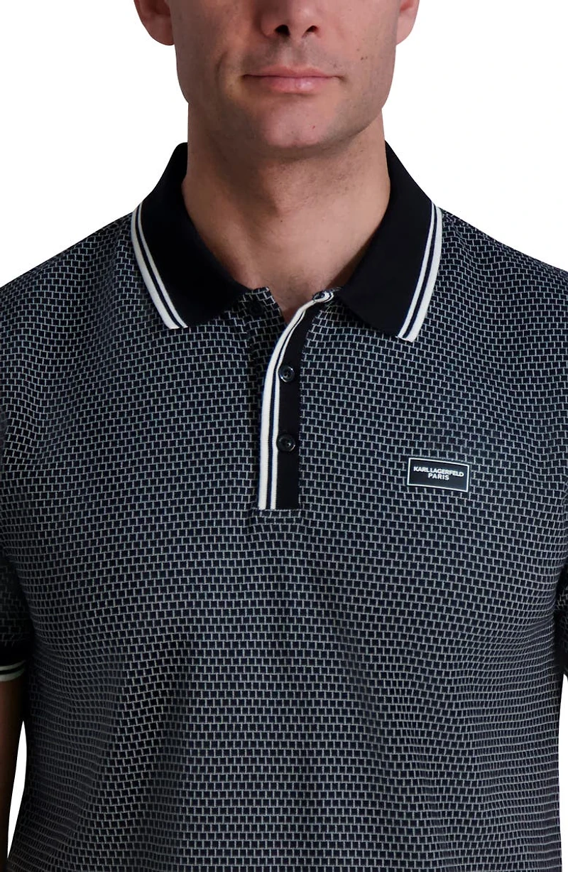 Textured Performance Knit Polo