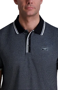 Textured Performance Knit Polo