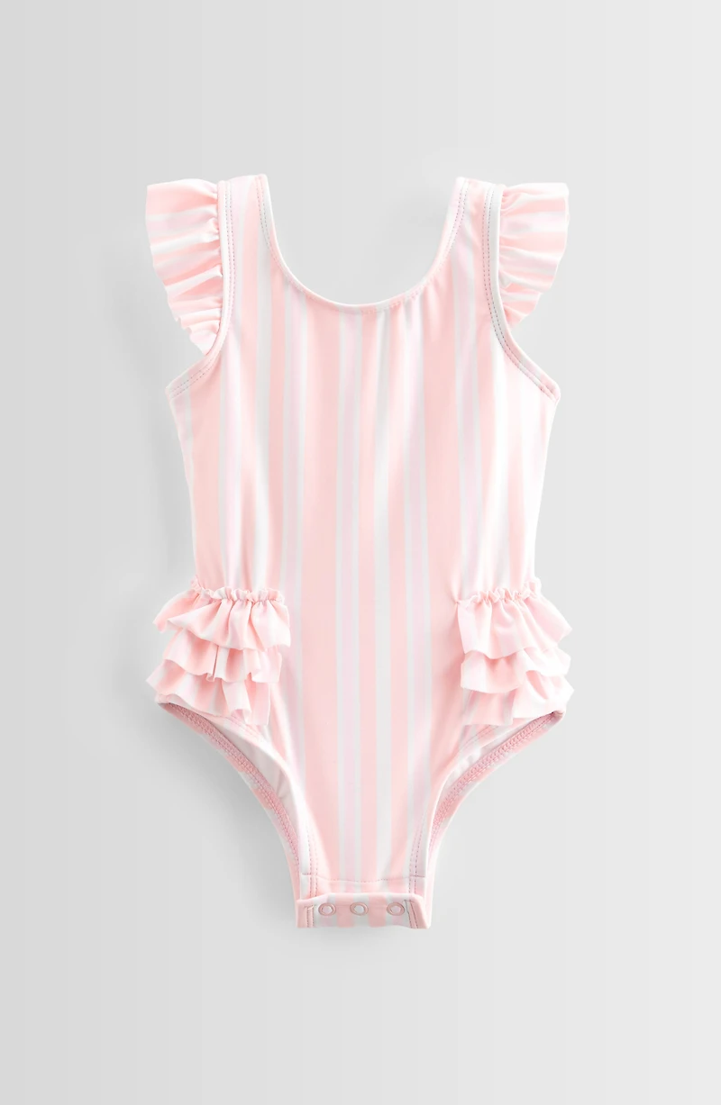 Ruffle One-Piece Swimsuit