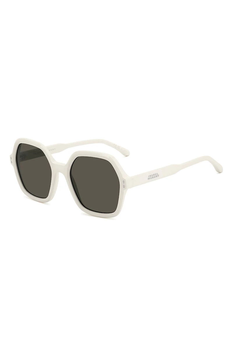 55mm Gradient Square Sunglasses