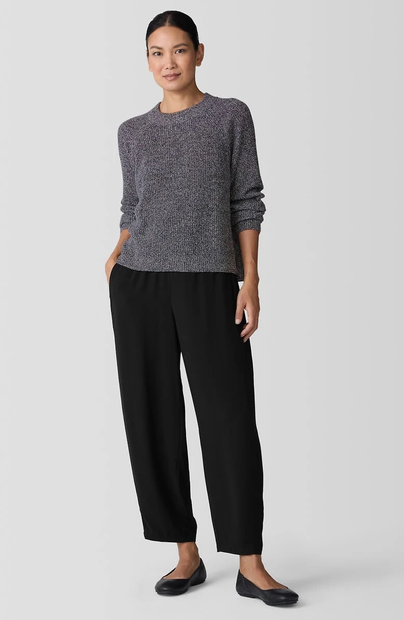 Marled Organic Cotton Blend Sweater