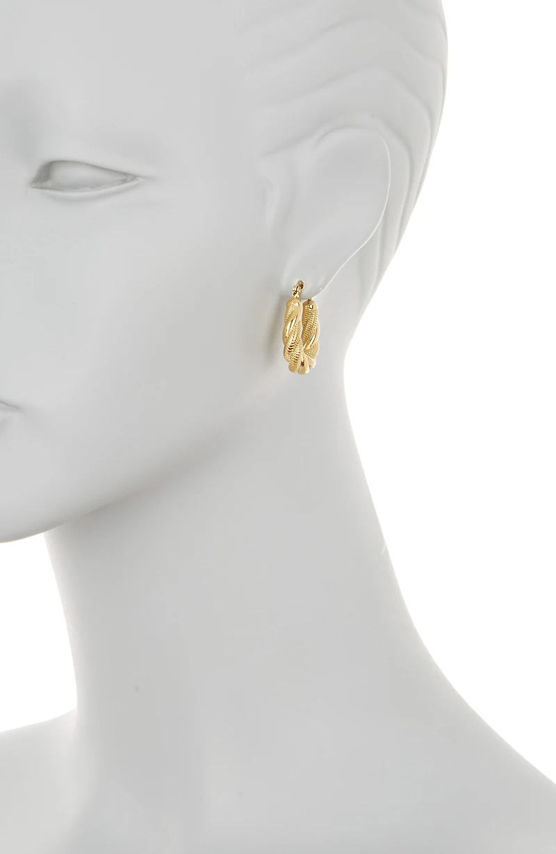 Twist Hoop Earrings