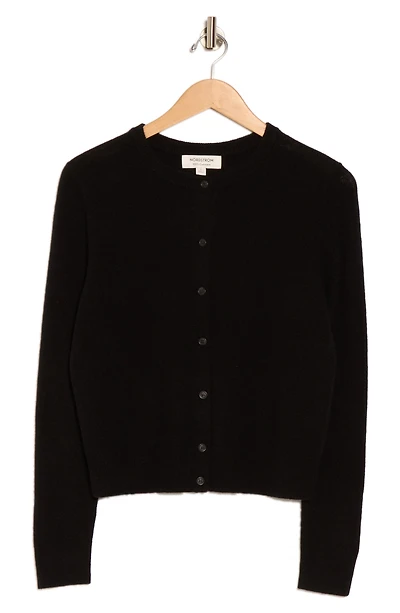 Cashmere Crewneck Cardigan