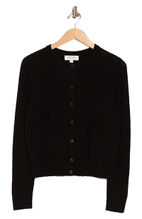 Cashmere Crewneck Cardigan