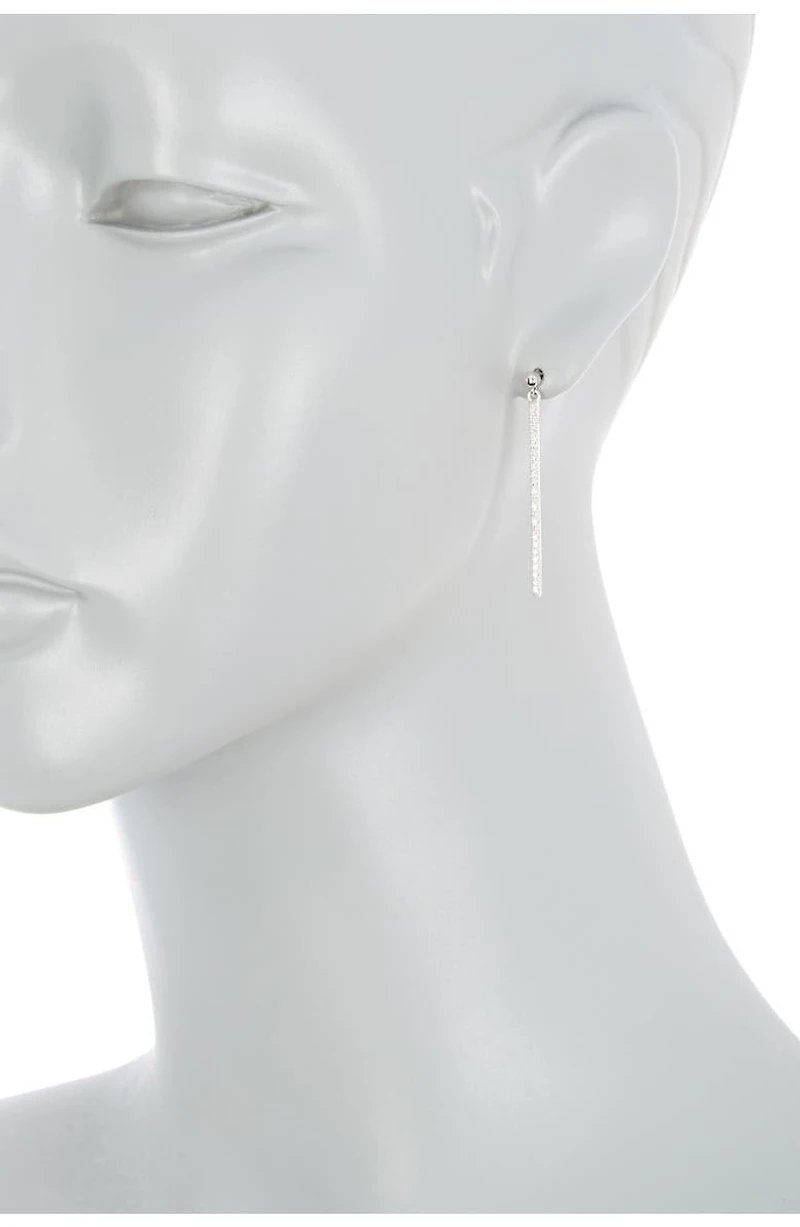 Swarovski Crystal Drop Bar Earrings