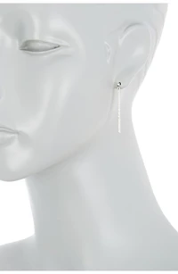 Swarovski Crystal Drop Bar Earrings