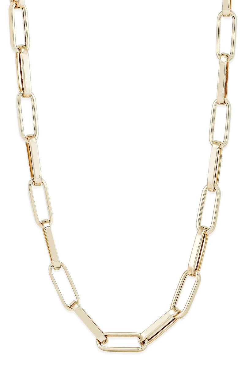 Paper Clip Chain Necklace