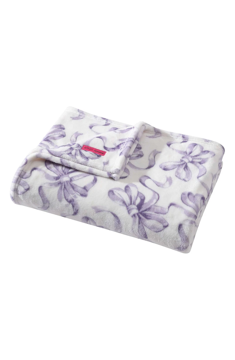 Ballet Bows Throw Blanket