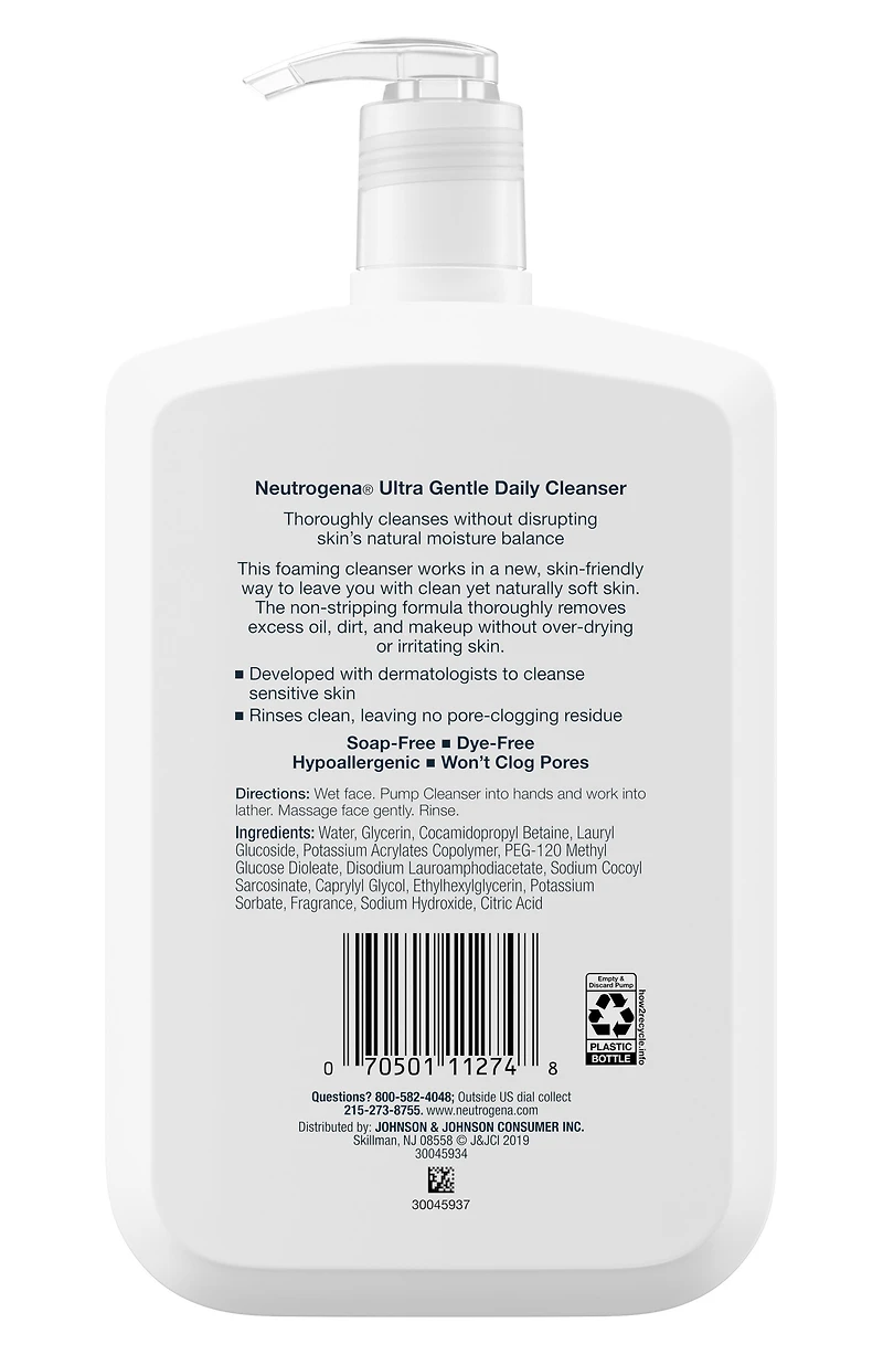 Ultra Gentle Daily Cleanser for Sensitive Skin