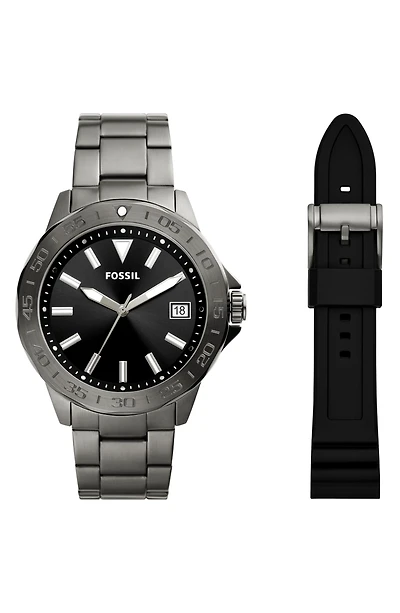 Bannon Convertible Three-Hand Quartz Watch, 45mm