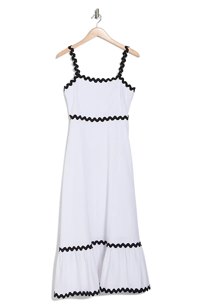 Ipanema Rickrack Trim Fit & Flare Dress