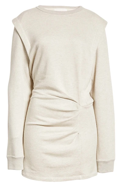 Michaela Ruched Long Sleeve Sweater Dress