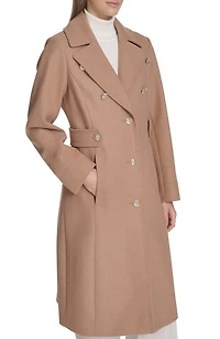 Notch Lapel Military Coat