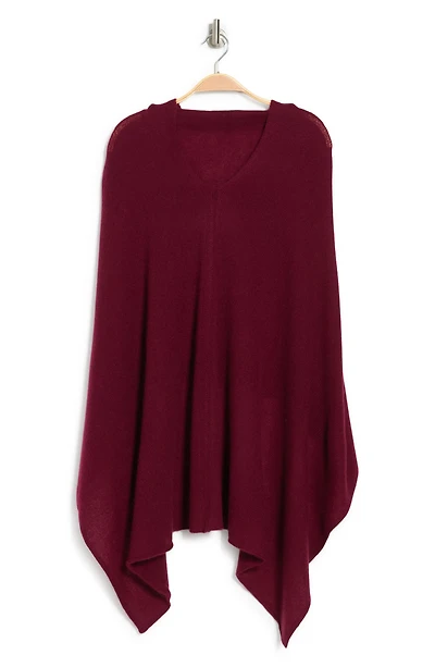 Cowl Neck Knit Poncho