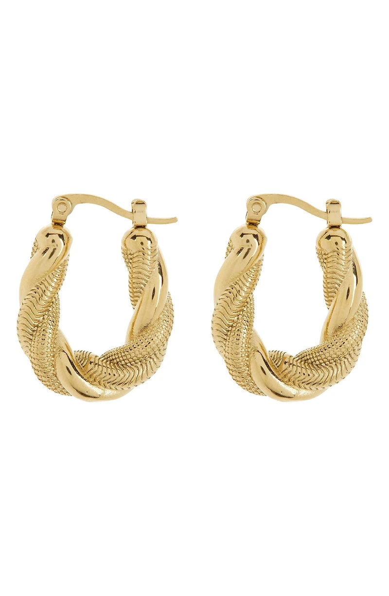 Twist Hoop Earrings