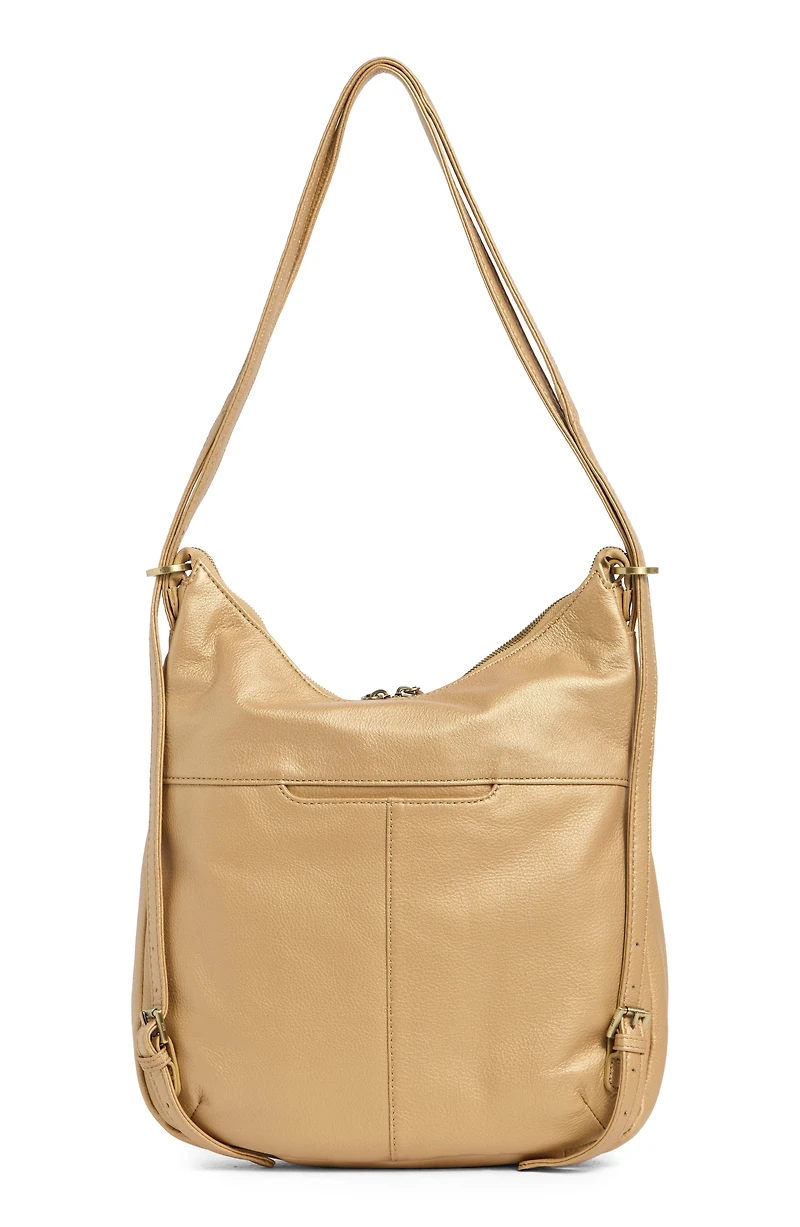 Merrin Convertible Leather Shoulder Bag