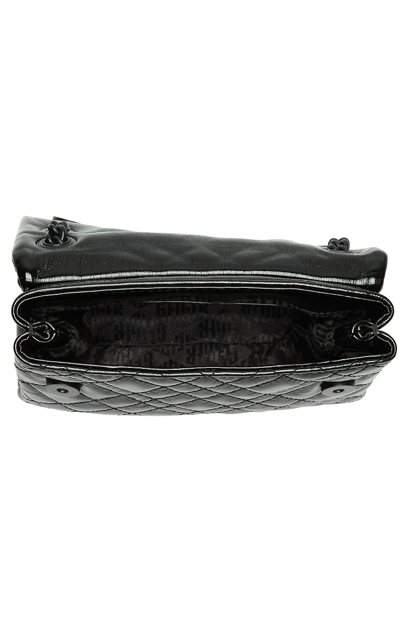 Mini Brixton Drench Patent Leather Shoulder Bag