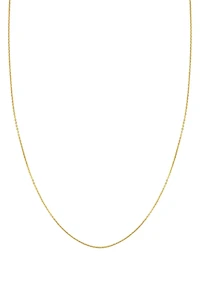 14K Gold Cable Chain Necklace