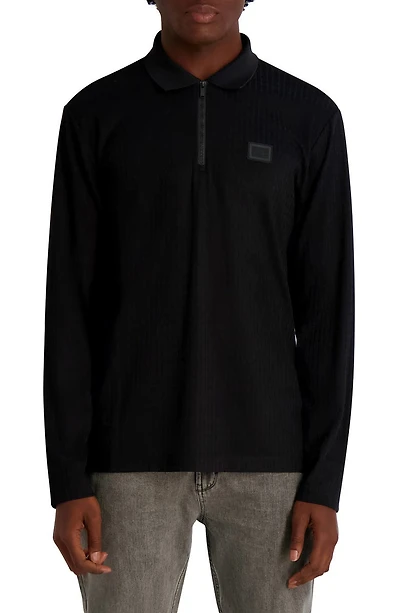 Quarter Zip Knit Polo