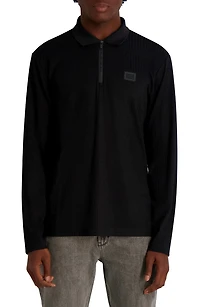 Quarter Zip Knit Polo