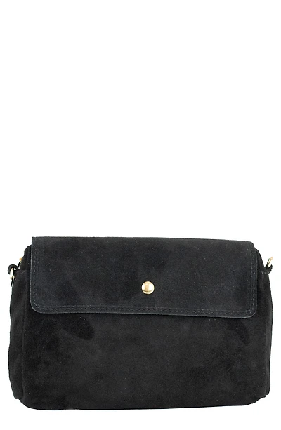 Suede Crossbody Bag