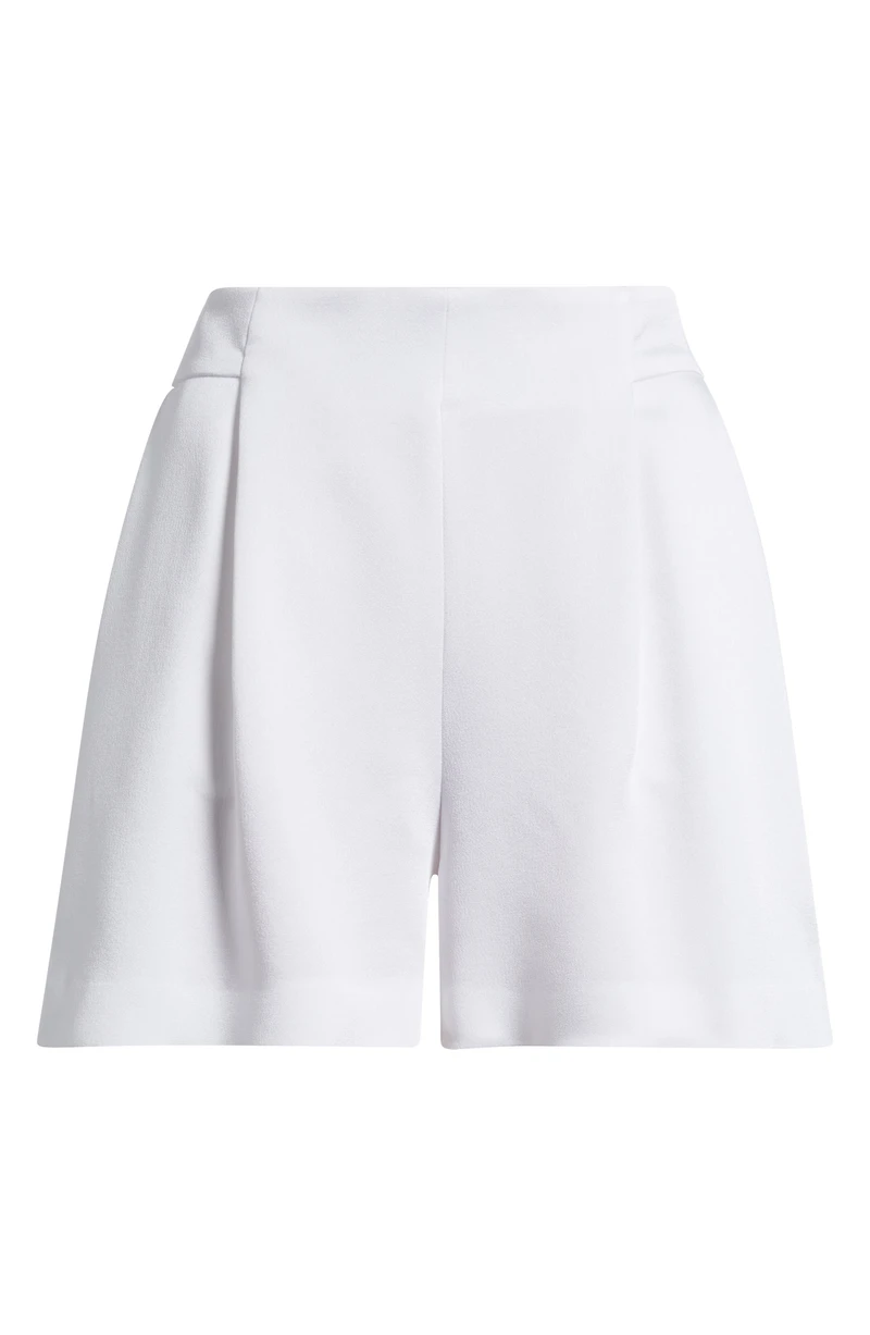 Tulania Pleated High Waist Shorts